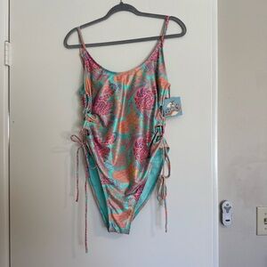 BluC Colorful Paisley One-Piece Swimsuit